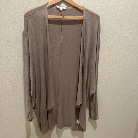 Painted Threads Long Flowy Cardigan w/3/4 Length Bat Sleeves - Picture 1 of 8